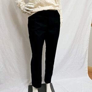 Banana Republic Mid Rise Straight Ankle Pants Black Size 6